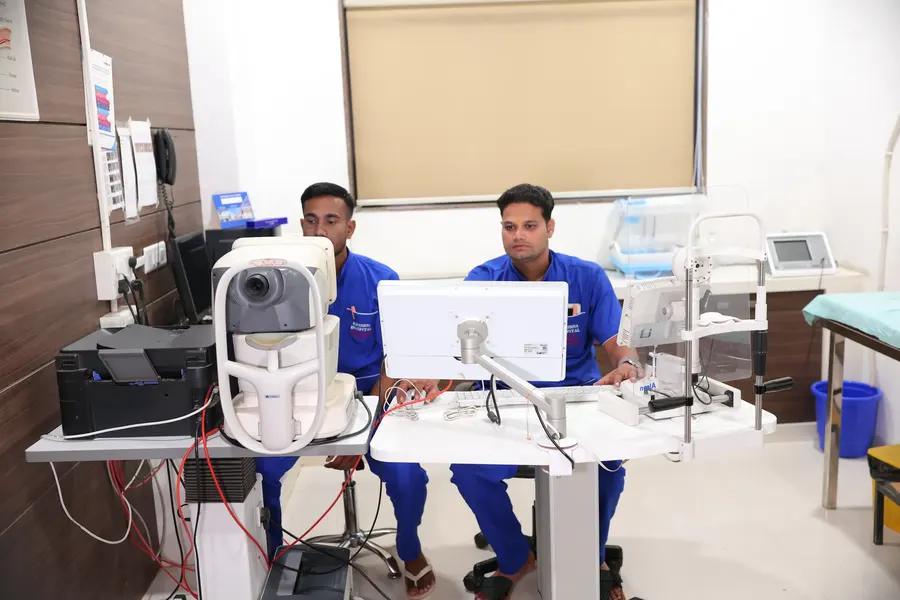 Ophthalmology & Eye Care consultation at Krishna Hospital