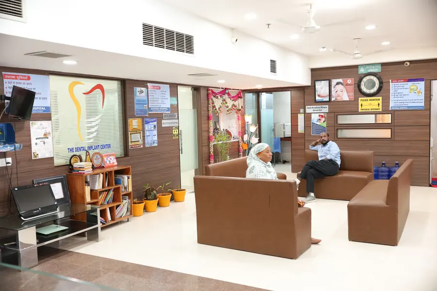 A closer look at our dental waiting area.