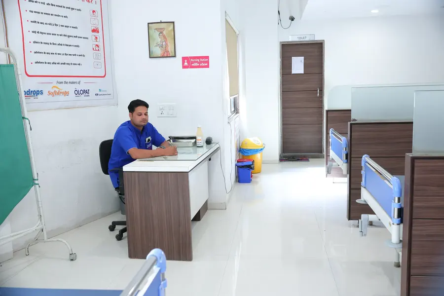 A closer look at our general ward reception.